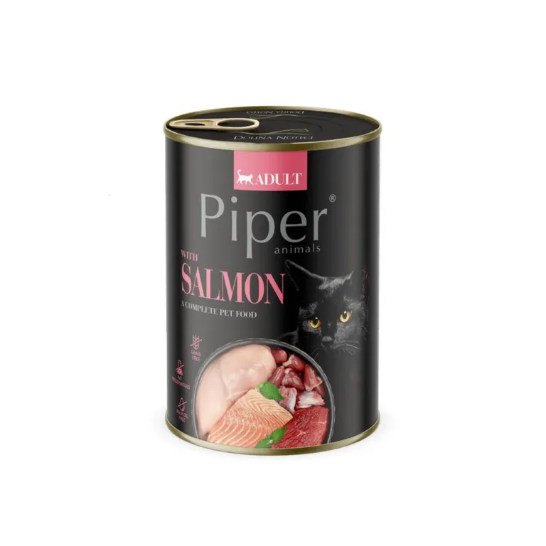 lõhega märgtoit kassile Dolina Noteci Piper 400g purgis