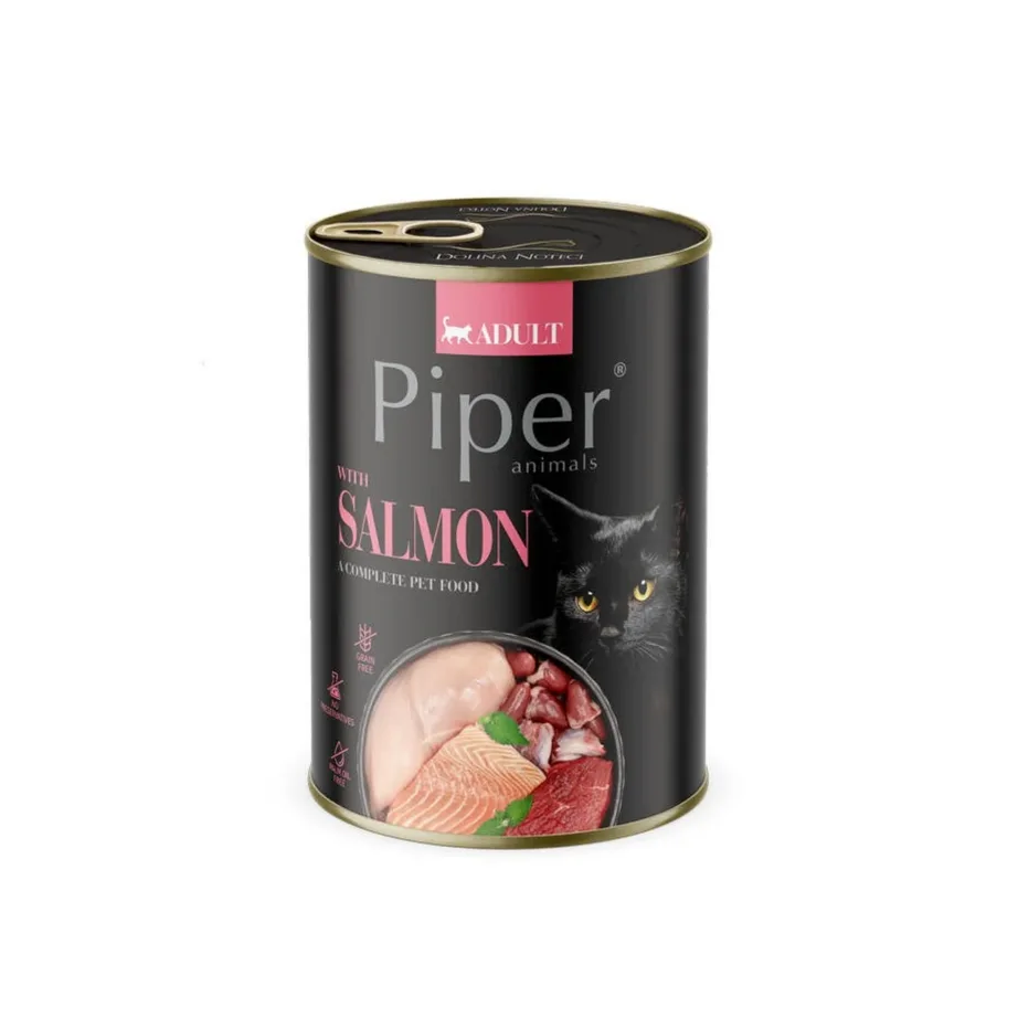 lõhega märgtoit kassile Dolina Noteci Piper 400g purgis