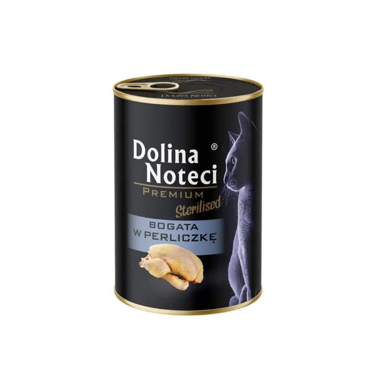 steriliseeritud kasside pärlkana märgtoit Dolina Noteci 400g