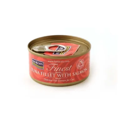Fish4Cats tuunikala lõhega märgtoit kassile 70g purk