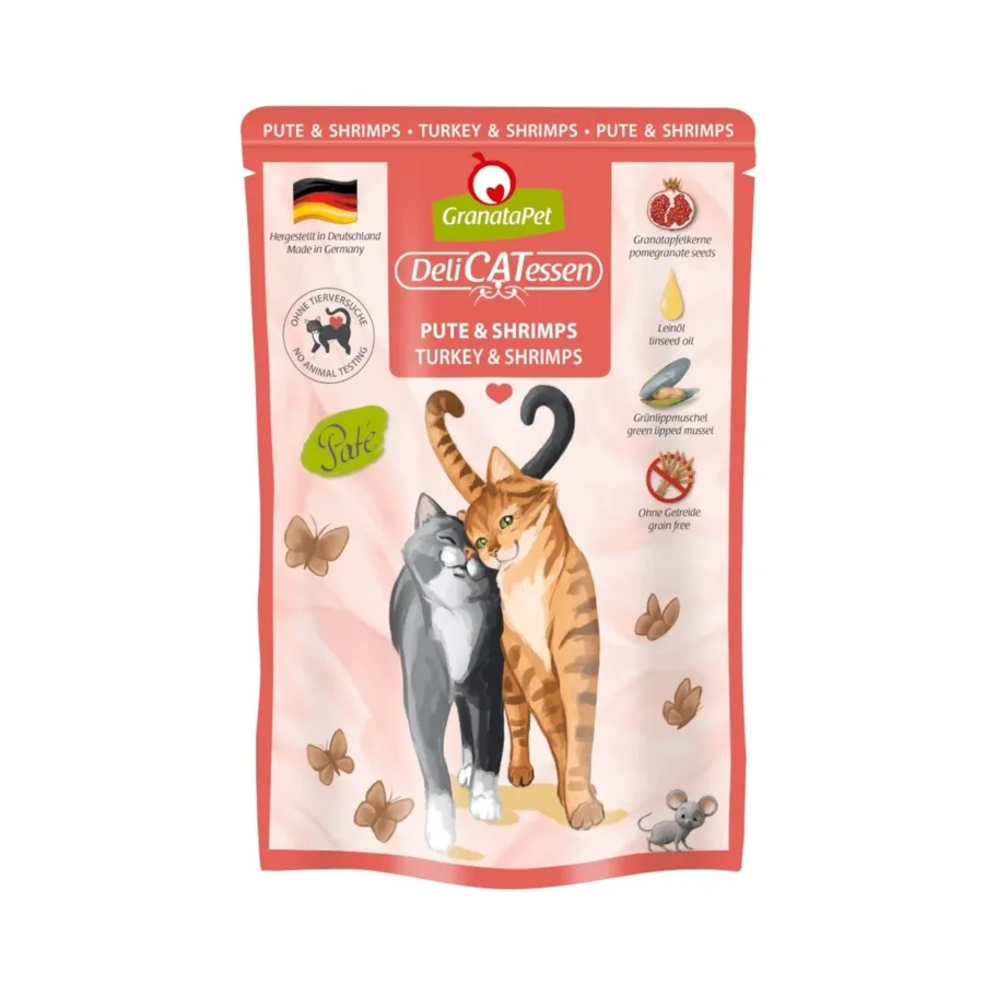 GranataPet DeliCATessen kalkuni ja krevettidega märg kassitoit