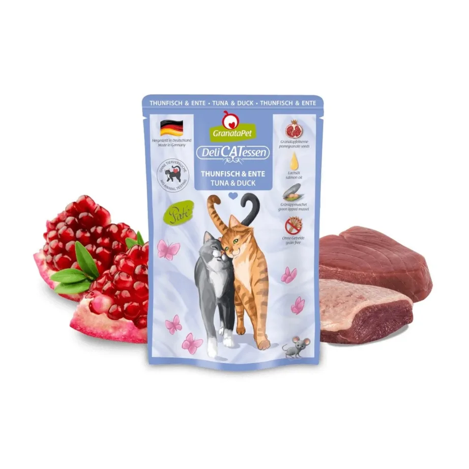 teraviljavaba kassitoit tuunikala pardiga, GranataPet DeliCATessen 85g