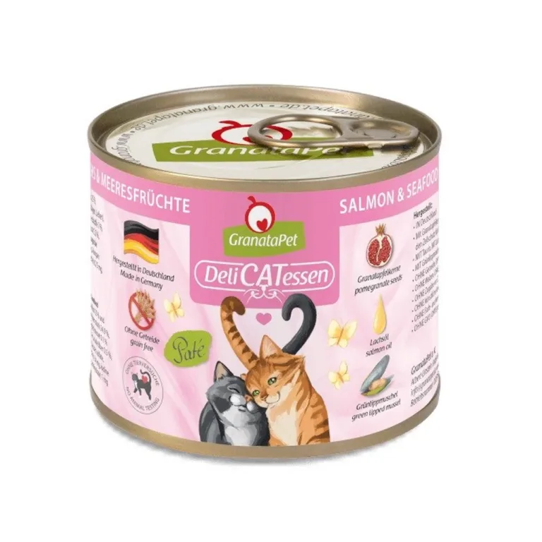 lõhega märg kassitoit 200g GranataPet DeliCATessen purk
