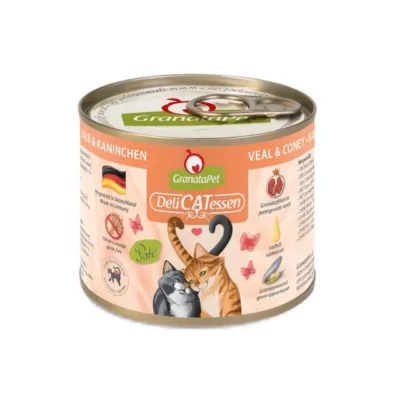 GranataPet DeliCATessen vasikaliha märgtoit kassile 200g purk