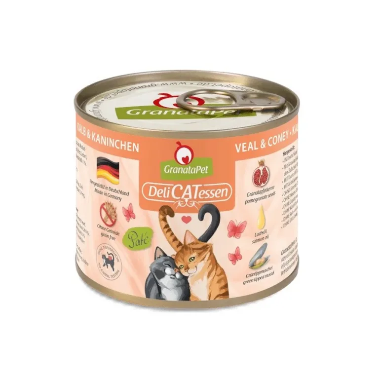 GranataPet DeliCATessen vasikaliha märgtoit kassile 200g purk