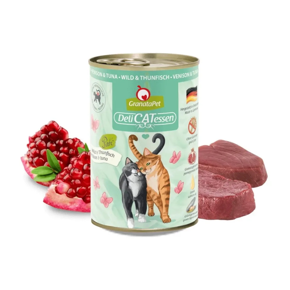 hirveliha ja tuunikalaga kassitoit GranataPet 400g pilt