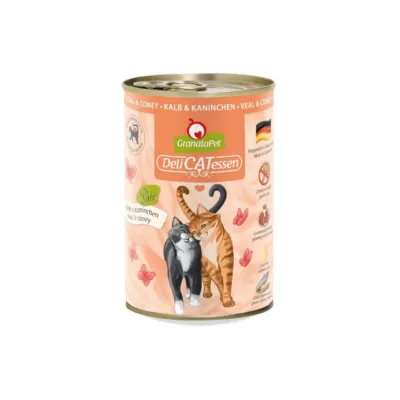 vasikaliha märgtoit kassile GranataPet DeliCATessen 400g purk