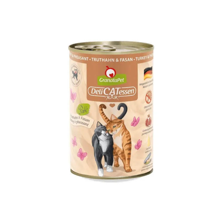 GranataPet DeliCATessen kalkuni ja faasani märg kassitoit 400g