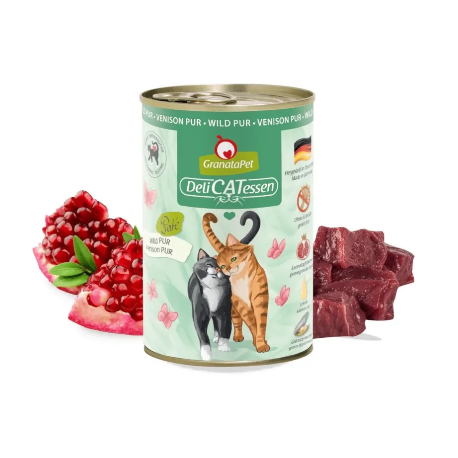 ulukilihast märg kassitoit GranataPet DeliCATessen Venison