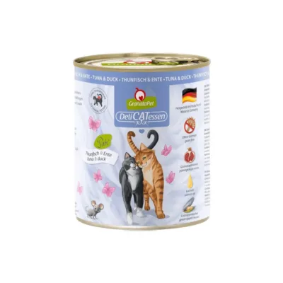 GranataPet DeliCATessen tuunikala ja pardiga kassikonserv 800g