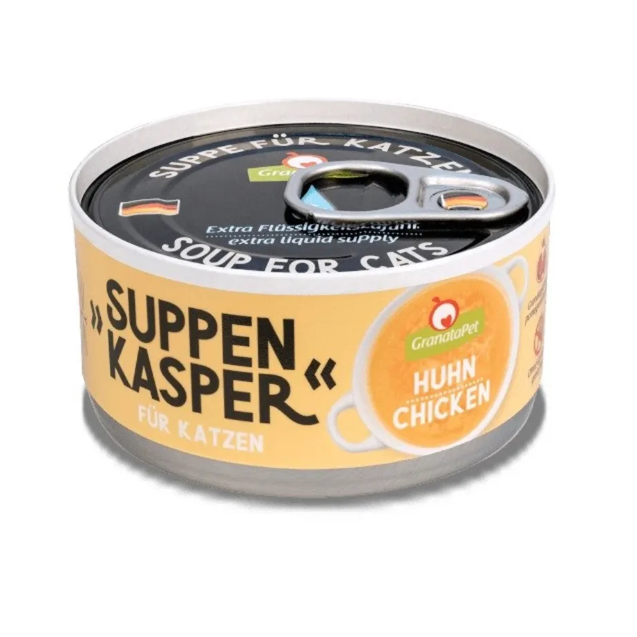 GranataPet Suppenkasper Chicken 70g vedel kanaliha maius täiskasvanud kassidele, teraviljavaba