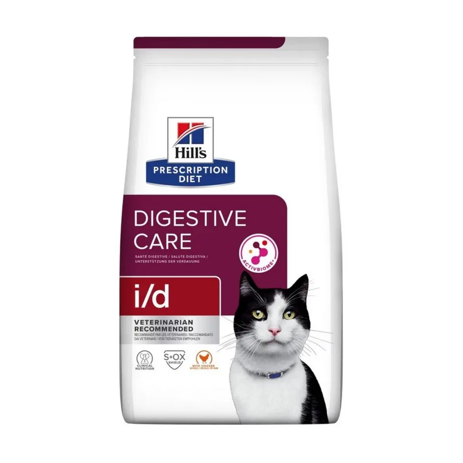 Hill’s Prescription Diet i/d Digestive Care kana kuivtoit täiskasvanud kassile 3 kg