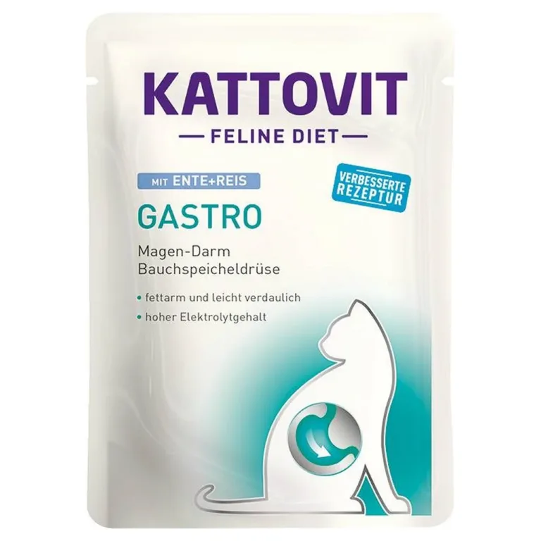 pardilihaga märg kassitoit KATTOVIT Gastro 85g kassi jaoks