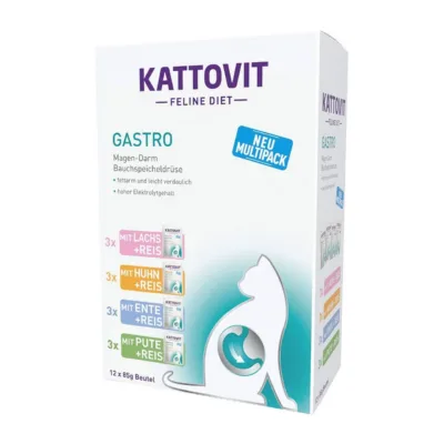 KATTOVIT Gastro multipakk kassidele nelja maitsega