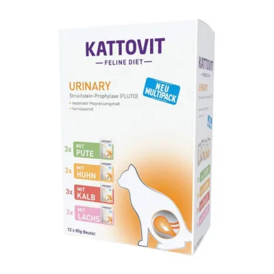 Kattovit Feline Diet Urinary multipakk 12 x 85g kassidele