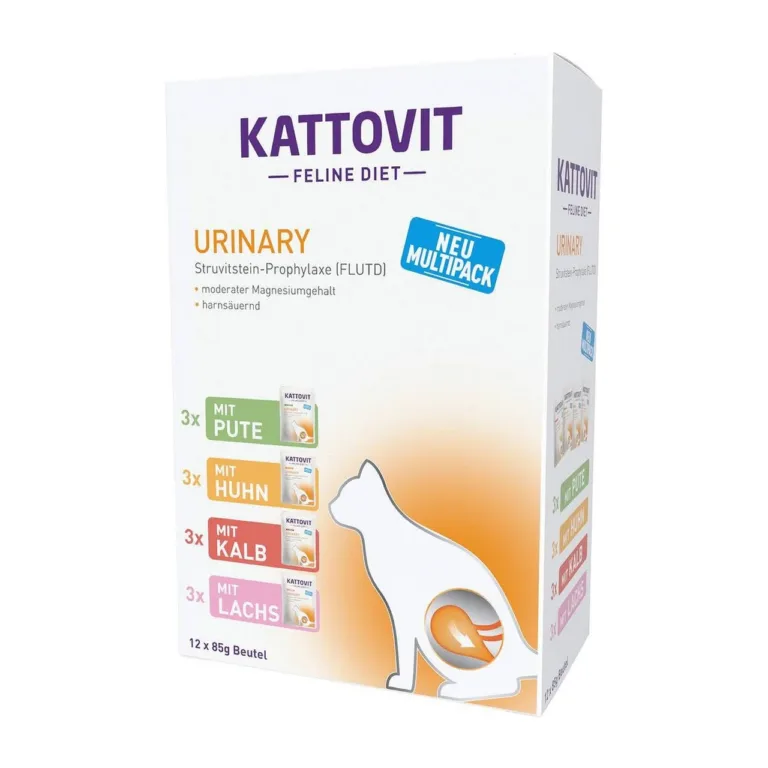 Kattovit Feline Diet Urinary multipakk 12 x 85g kassidele
