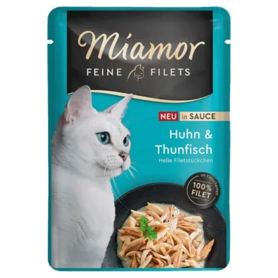 kana tuunikalaga kassitoit märg Miamor Feine Filets 100g pakk