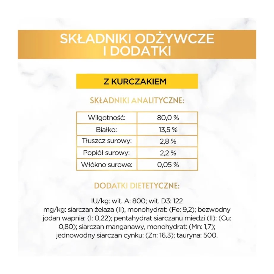Purina Gourmet Gold Succulent Delights 85g kanamaitseline täiskasvanud kasside märgtoit, säilitusaineteta, plekkpurk – 2
