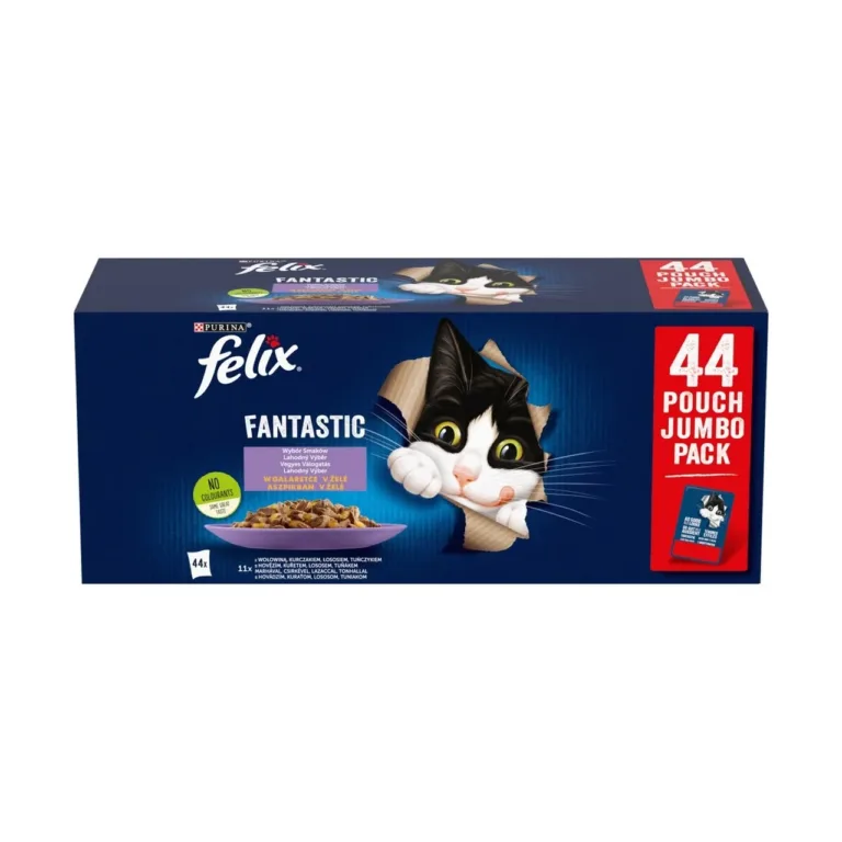 felix märgtoit kassile veiselihaga PURINA 44x85g pakend
