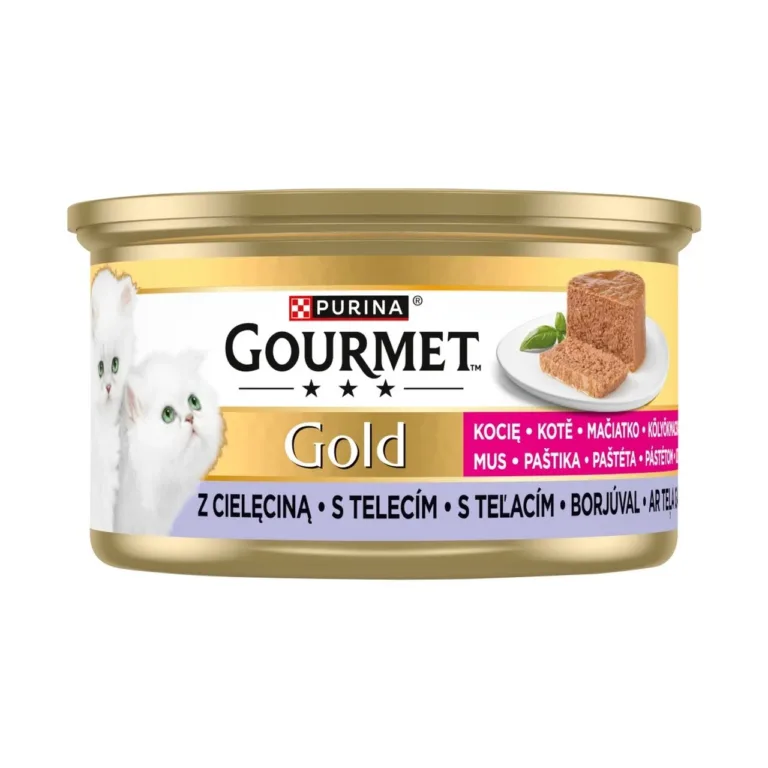 Vasikaliha märgtoit kassipoegadele Purina Gourmet Gold 85g