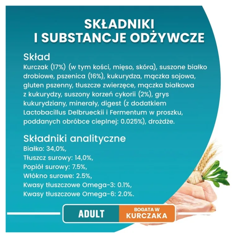 Purina One kassitoidu koostisained ja analüüs