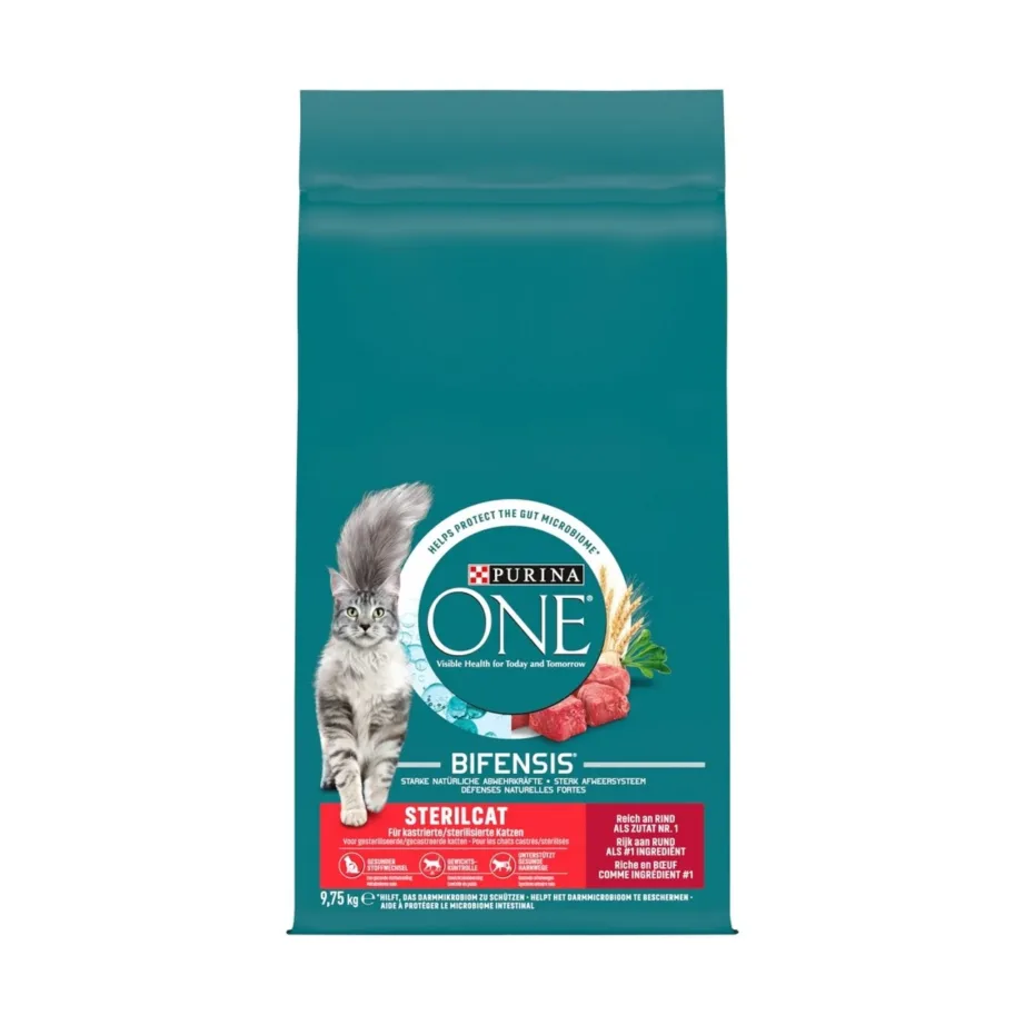 PURINA One Sterilcat 9,75 kg veiselihaga kuivtoit steriliseeritud täiskasvanud kassidele
