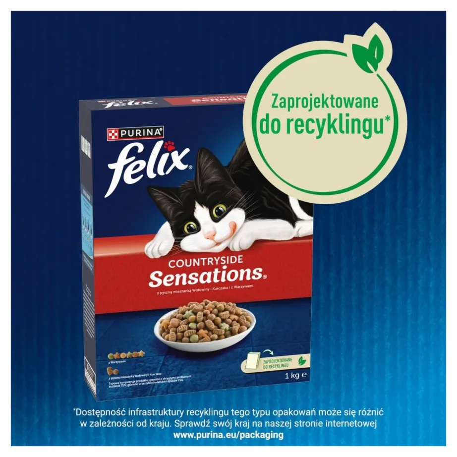PURINA Felix Countryside Sensations 1 kg veiselihaga kuivtoit täiskasvanud kassile – 5