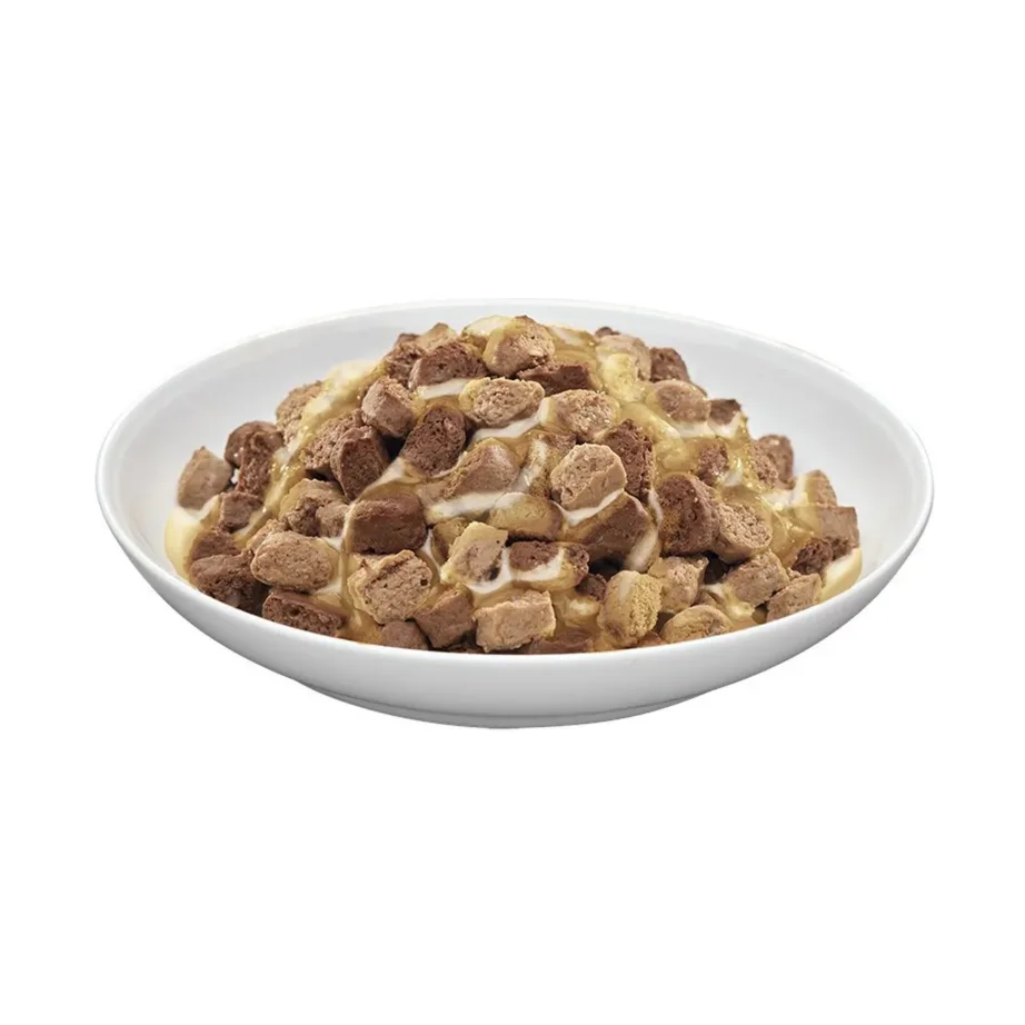 PreVital Mix of Flavors 12x100g kanaliha, vasikaliha ja lõhega täiskasvanud kasside märgtoit kotikestes – 5