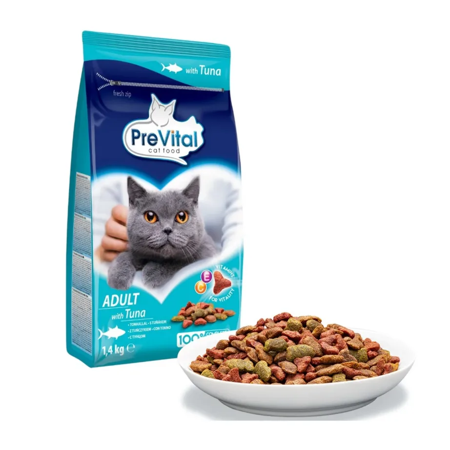 PreVital Adult Tuna 1,4 kg kuivtoit täiskasvanud kassidele tuunikalaga – 4