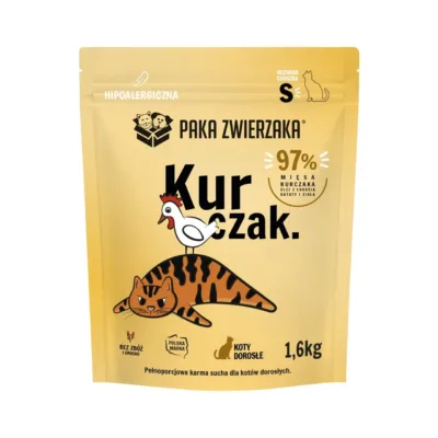 PAKA ZWIERZAKA kana gluteenivaba kuivtoit kassile 1,6kg pakk