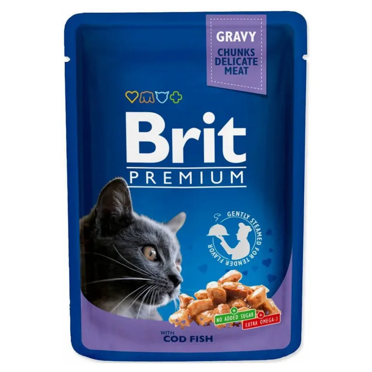 Brit Premium tursaga märg kassitoidu pakend