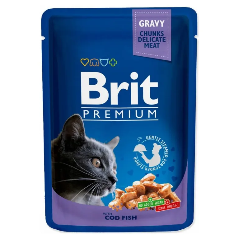 Brit Premium tursamaitseline kasside märgtoit 100g