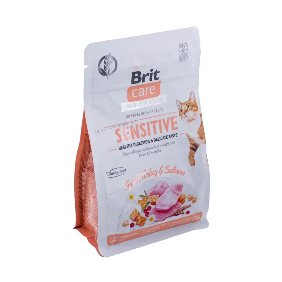 Brit Care Grain-Free Sensitive Turkey & Salmon 400g teraviljavaba kuivtoit tundliku seedimisega täiskasvanud kassidele – 3