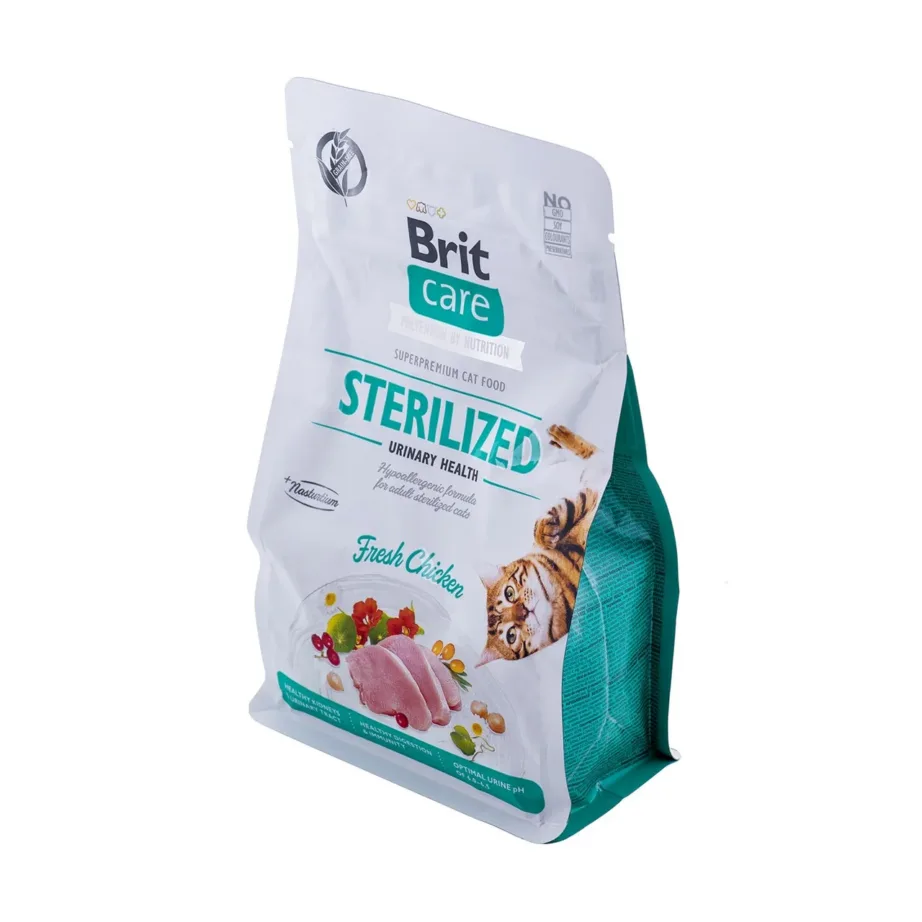Brit Care Grain-Free Sterilized Urinary 400 g teraviljavaba kanaliha kuivtoit steriliseeritud kassidele ja kuseteede tervise toetuseks – 2