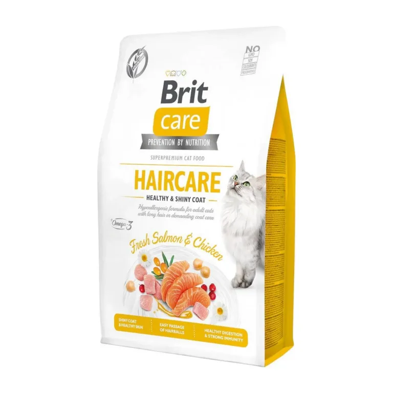 Brit Care teraviljavaba kassitoit karvahoolduseks 2 kg