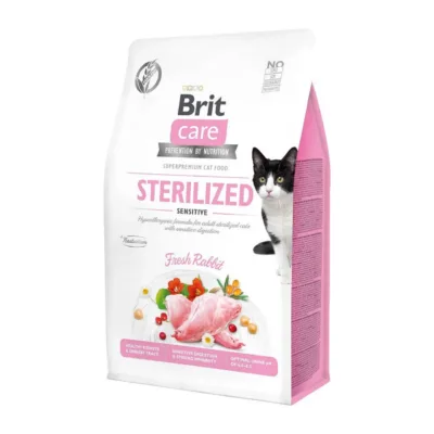 Brit Care küülikumaitseline teraviljavaba kassitoit 2 kg