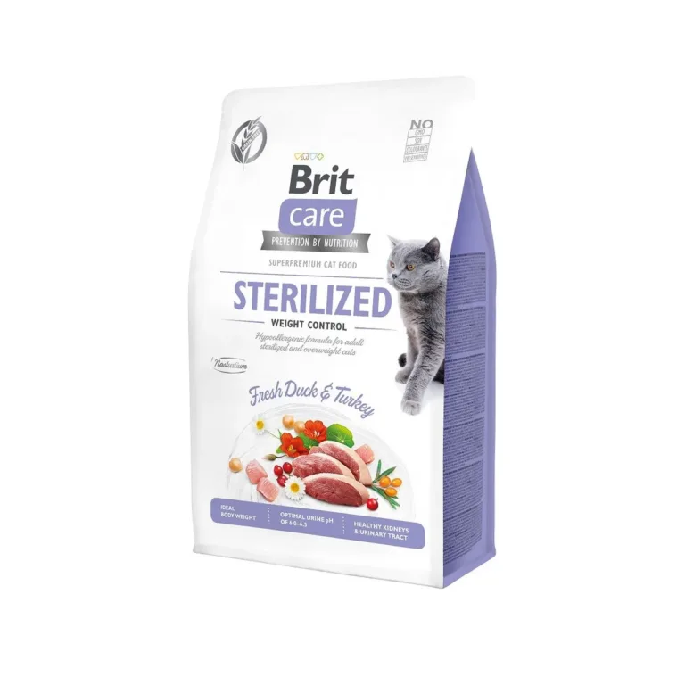 teraviljavaba kassitoit steriliseeritud kassile Brit Care 2kg