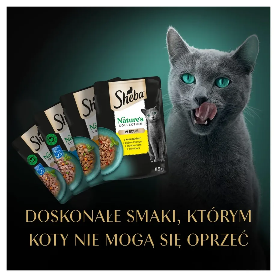 Sheba Nature’s Collection Mix 40x85g gluteenivaba märgtoit täiskasvanud kassidele lõhe, tuunikala, kana ja kalkuniga – 2