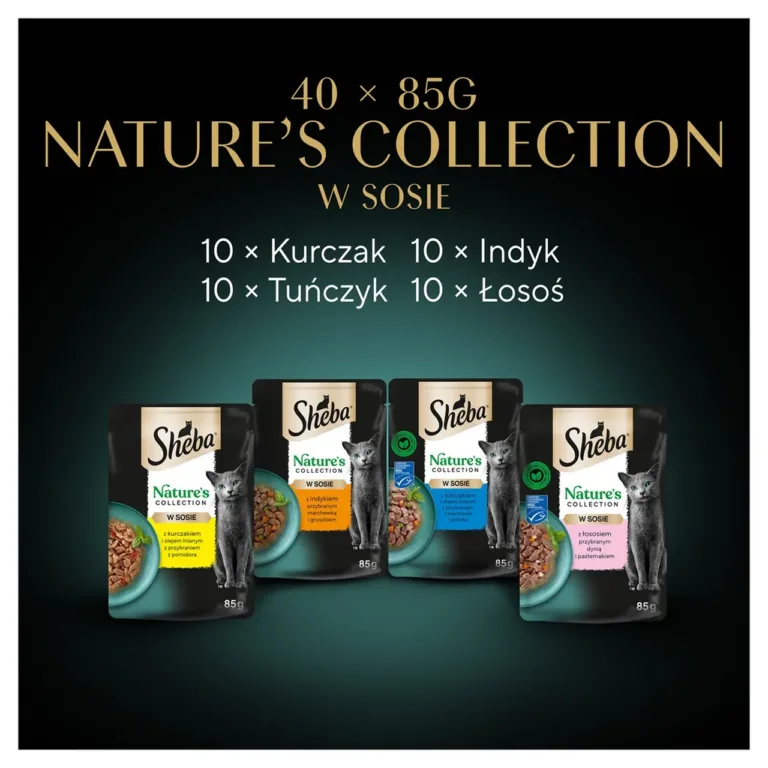 Sheba Nature's Collection kastis neli maitset