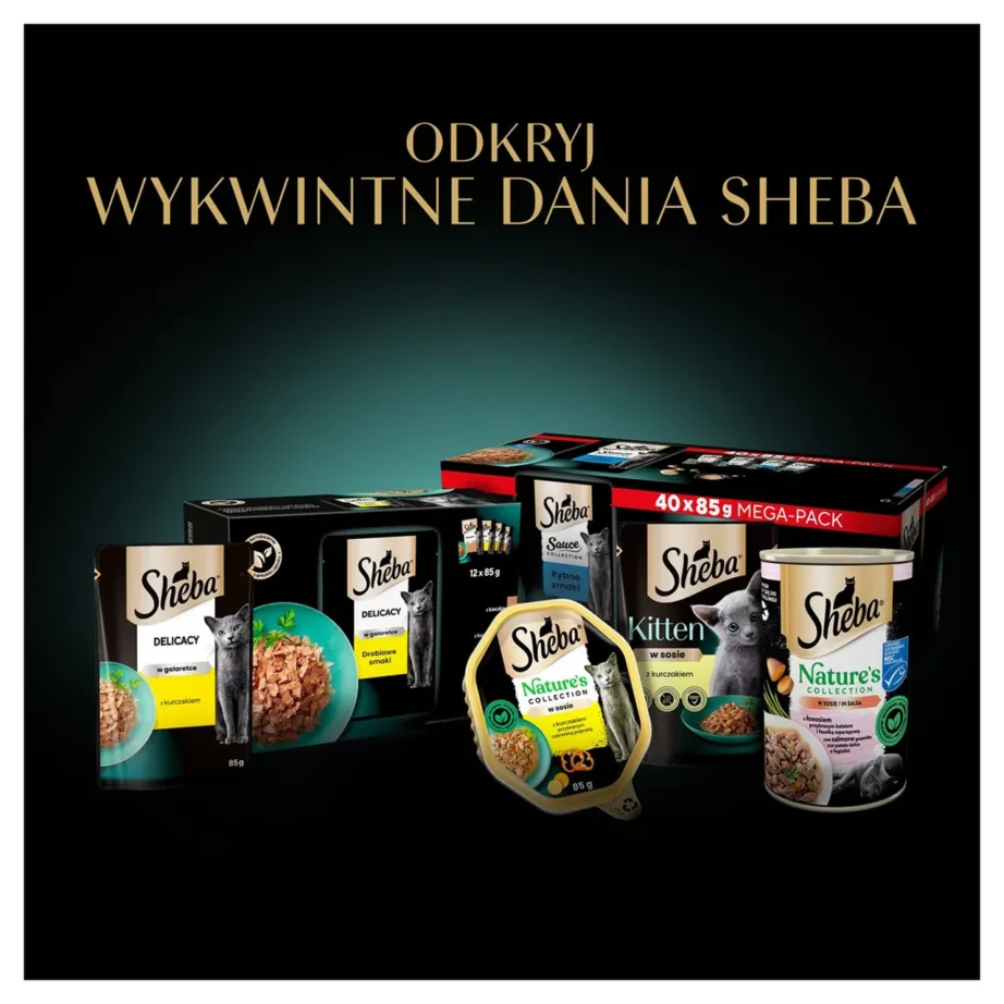 Sheba Selection Select Slices 40 x 85g linnulihamaitseline märgtoit täiskasvanud kassidele – 3