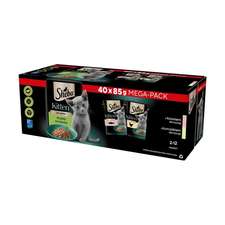 Sheba Nature's Collection Kitten kana märgtoit 40x85g megapakend