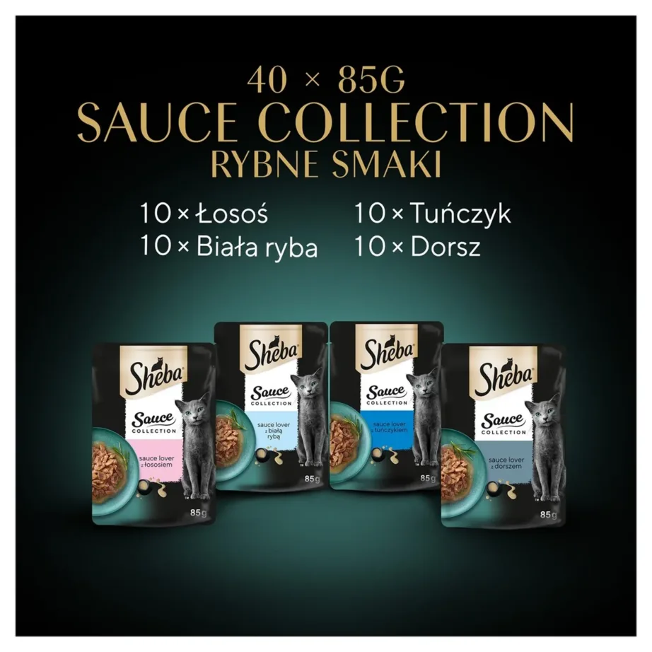 Sheba Nature’s Collection 3,4 kg teraviljavaba märgtoidu assortii täiskasvanud kassidele, 40x85g, linnu- ja kalamaitseline – 13