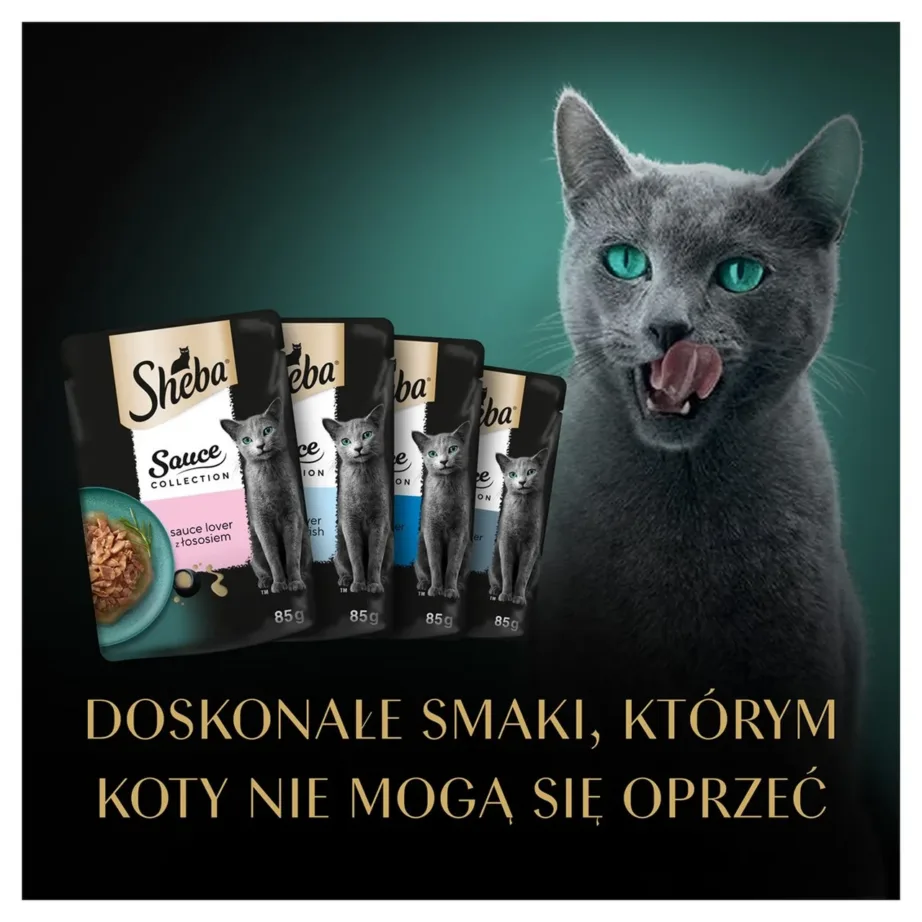 Sheba Nature’s Collection 3,4 kg teraviljavaba märgtoidu assortii täiskasvanud kassidele, 40x85g, linnu- ja kalamaitseline – 3