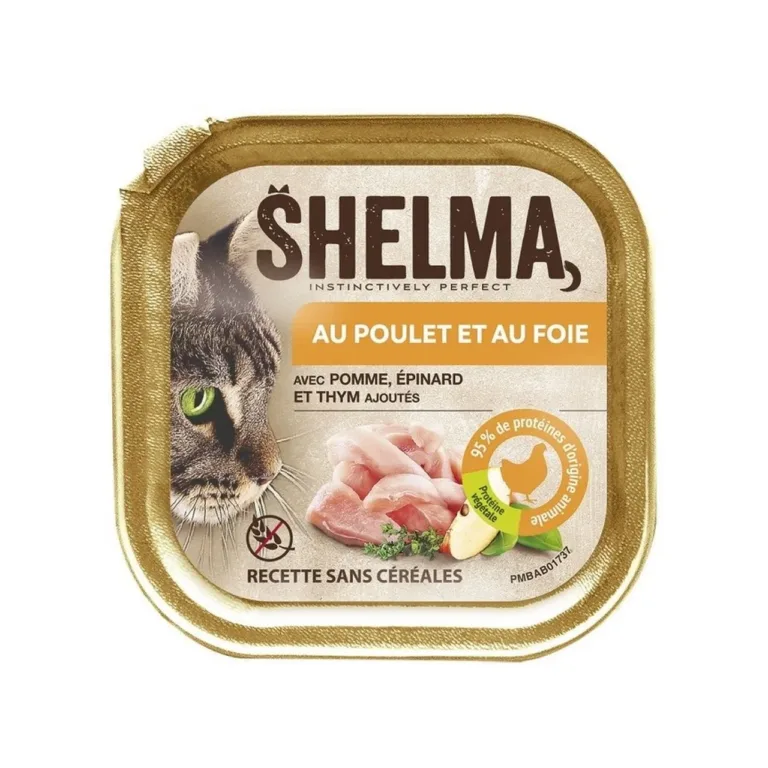 kana ja maksa märgtoit kassile SHELMA 100g karbis