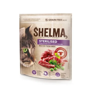 veiselihaga kuivtoit steriliseeritud kassile SHELMA 1,4kg