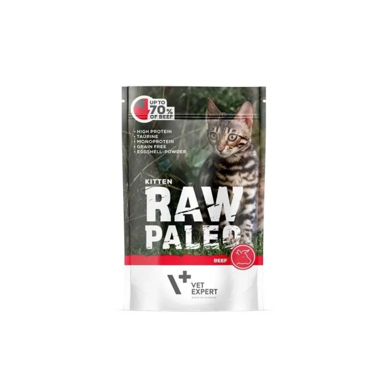 veiselihaga märgtoit kassipoegadele VetExpert Raw Paleo