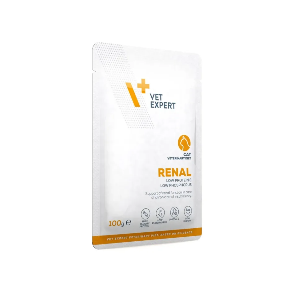 VetExpert Veterinary Diet Renal Cat 100g kana, sojavaba kassitoit neerupuudulikkusega kassidele – 2