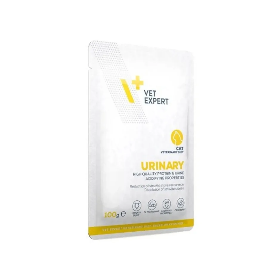 VetExpert Veterinary Diet Urinary Cat 100 g säilitusainetevaba kanamaitseline struviitkivide lahustav dieettoit täiskasvanud kassidele – 2