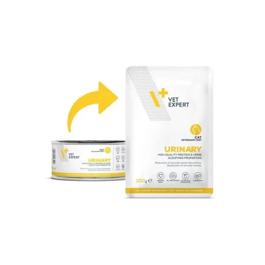 VetExpert Veterinary Diet Urinary Cat 100 g säilitusainetevaba kanamaitseline struviitkivide lahustav dieettoit täiskasvanud kassidele – 4