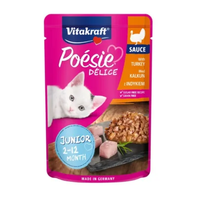 kalkunilihaga märgtoit kassipoegadele Vitakraft